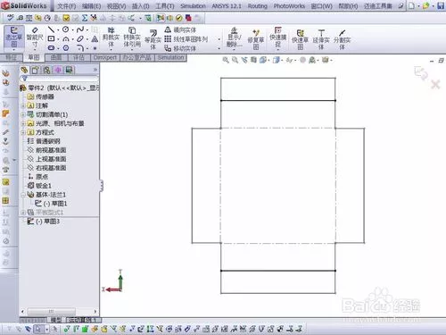 solidworks教程--钣金之绘制的折弯功能的图4